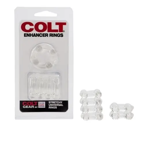 Calexotics Colt Enhancer Rings - Clear
