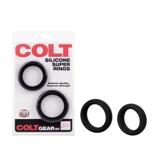 Calexotics Colt Silicone Super Rings - Black
