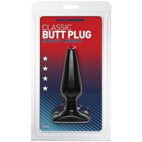 Doc Johnson Butt Plug Medium Black