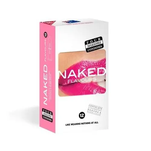 Four Seasons Naked Flavours Condoms 6pk
