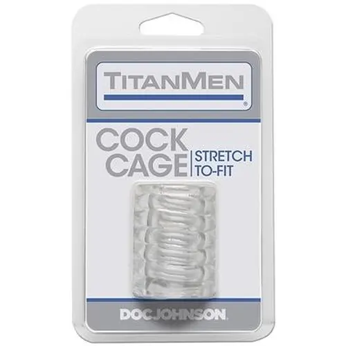 Doc Johnson Titanmen Tools - Cock Cage - Clear