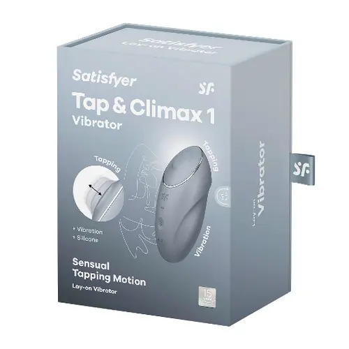 New Products In Stock SATISFYER Tap & Climax 1 bluegrey