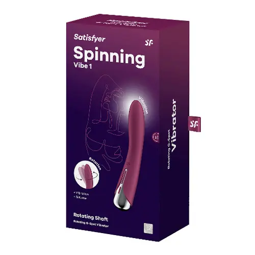 New Products In Stock SATISFYER Spinning Vibe 1 red