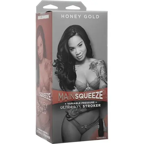 Doc Johnson Main Squeeze Honey Gold - ULTRASKYN Stroker - Pussy