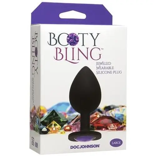 Doc Johnson Booty Bling Booty Bling™ Purple Large