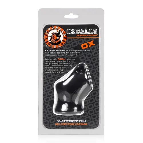 New Products In Stock OXBALLS UNIT-X STRETCH sporty sleek cocksling w/ extended ballstretche...