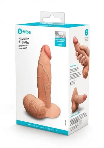 COTR New Products In Stock B-Vibe Slipskin Realistic Silicone Dildo- 6