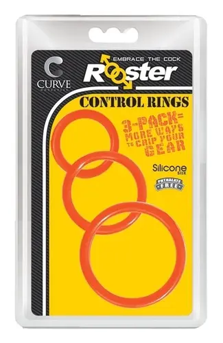 Curve Toys Rooster Control Rings - Orange