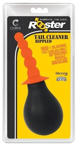 Curve Toys Rooster Tail Cleaner Rippled - Orange