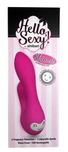 Shibari CLEARANCE STOCK Shimoji Happy (Pink/9 multi-pulsations/rechargeable) Hello, Sexy!****