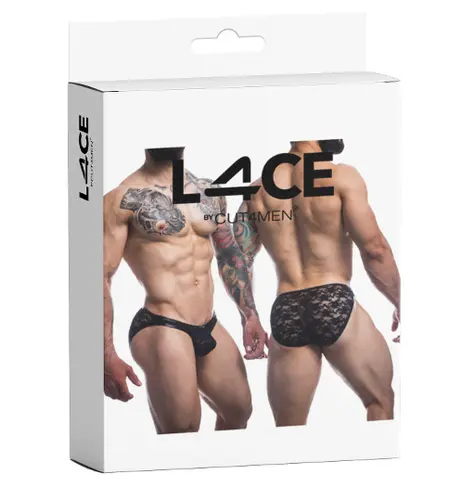 Cut For Men L4CE Bikini Bulge Black - X-LARGE