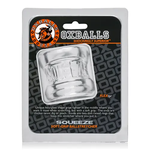 New Products In Stock OXBALLS SQUEEZE hourglass ballstretcher BLACK