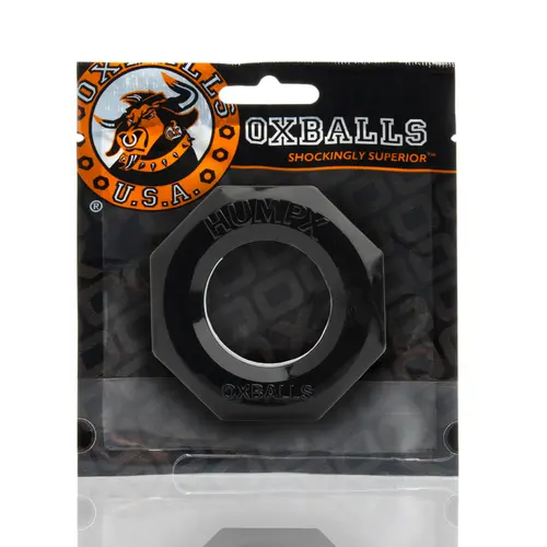 New Products In Stock OXBALLS HUMPX larger screw cockring BLACK