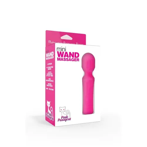 Cousins Group New Products In Stock PINK PUSSYCAT MINI WAND MASSAGER
