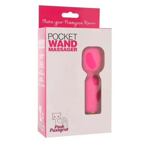 Cousins Group New Products In Stock PINK PUSSYCAT POCKET WAND MASSAGER