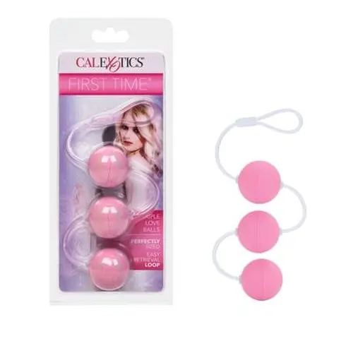 Calexotics First Time Love Balls Triple Lover - Pink