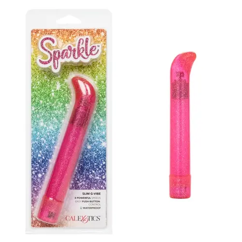 Calexotics Sparkle Slim G-Vibe - Pink