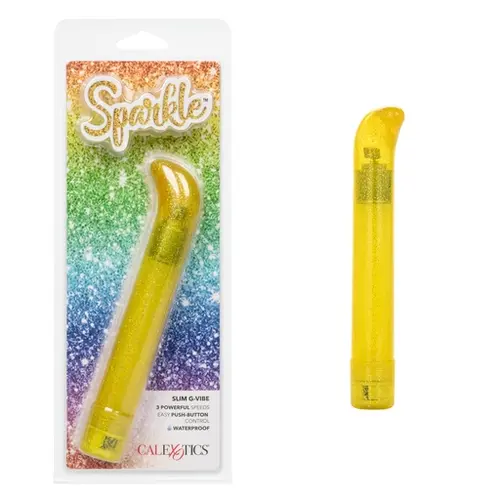 Calexotics Sparkle Slim G-Vibe - Yellow