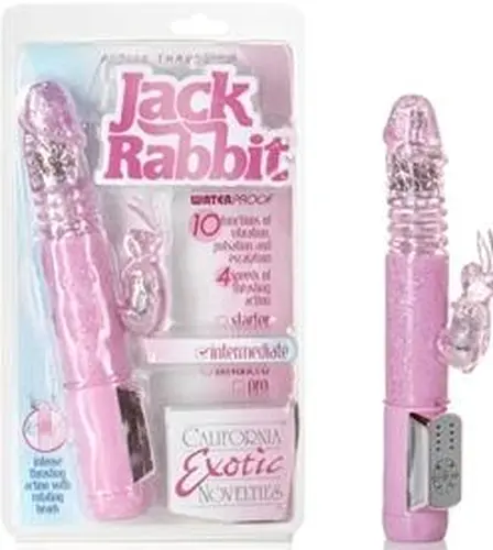 Calexotics Petite Thrusting Jack Rabbit - Pink