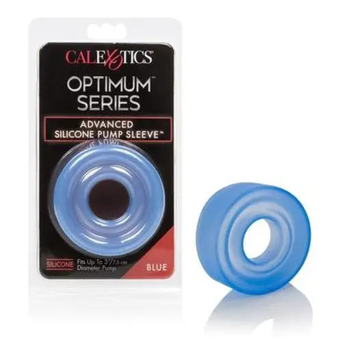 Calexotics Optimum™ Optimum Series Advanced Silicone Pump Sleeve - Blue