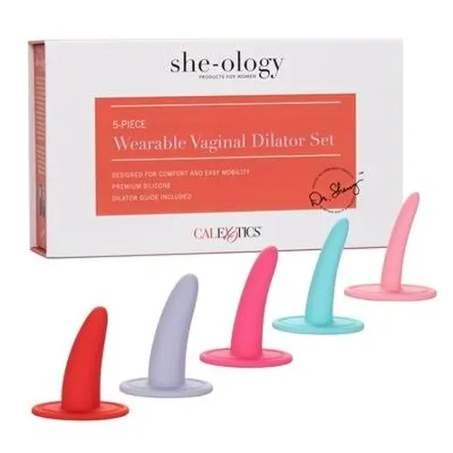 Calexotics She-Ology 5-Pack Vaginal Dilator Set