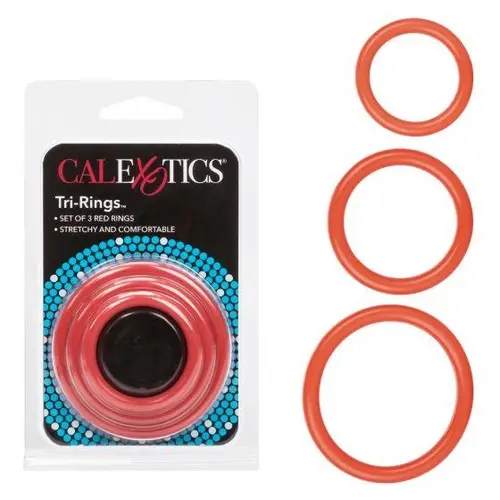 Calexotics Tri-Ring Red