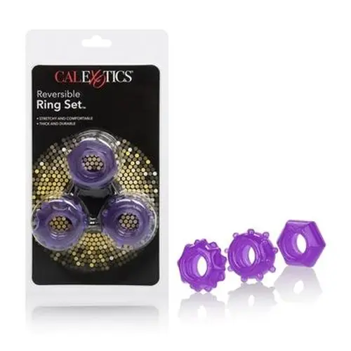 Calexotics Reversible Ring Set Purple