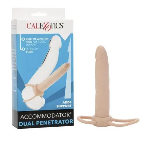 Calexotics Dildos and Dongs Accommodator Dual Penetrator - Ivory