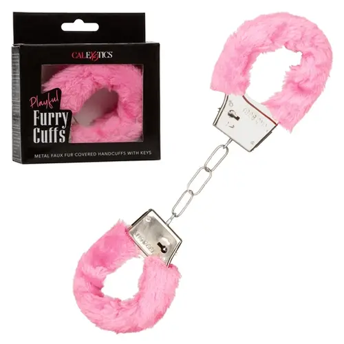 Calexotics Playful Furry Cuffs - Pink