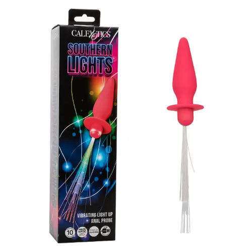 Calexotics New Products In Stock Southern Lights™ Vibrating Light Up Anal Probe - Pink