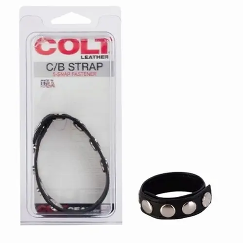 Calexotics Colt Leather C/B Straps - Adjustable 5 Snap