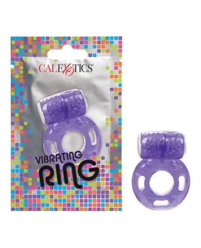 Calexotics Foil Pack Vibrating Ring - Purple (Prepack of 24)