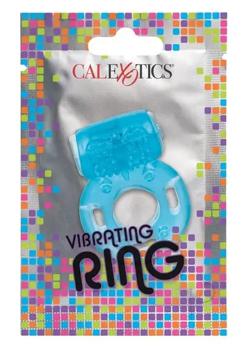 Calexotics Foil Pack Vibrating Ring - Blue (Prepack of 24)