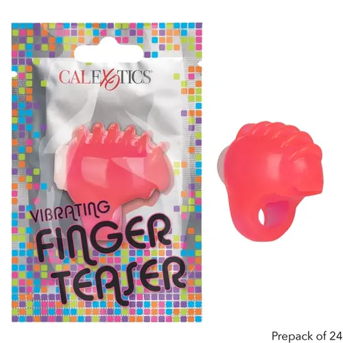 Calexotics Foil Pack Vibrating Finger Teaser- Pink (Prepack 24)