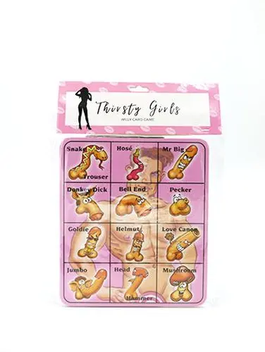 AAPD Thirsty Girls - Willy Bingo Playing Cards Game